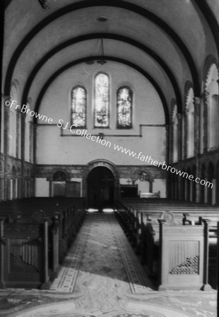 HONAN CHAPEL INTERIOR FROM ALTAR